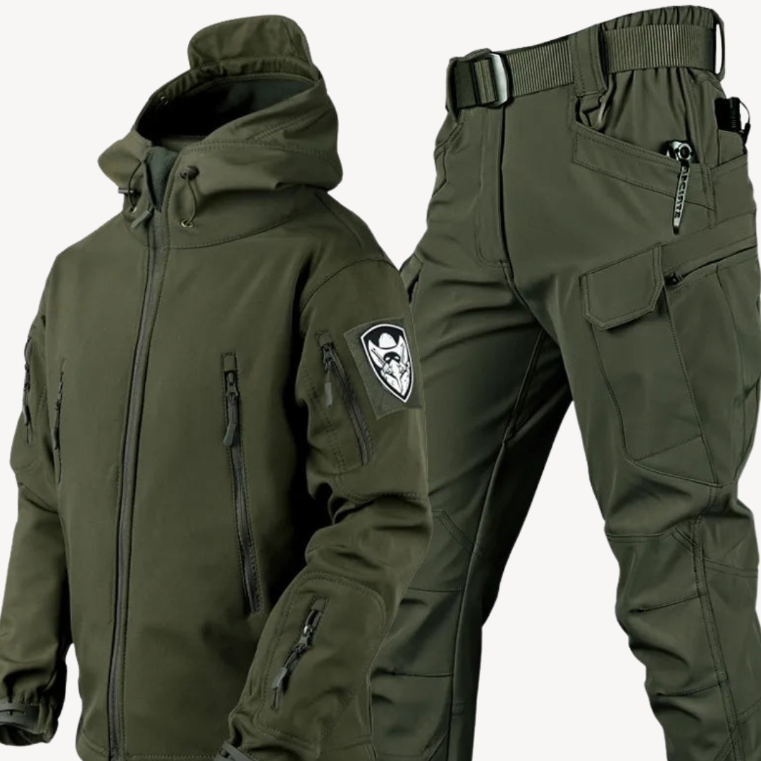 Men's Waterproof Military Jacket and Pant Combo - OutfitLondon