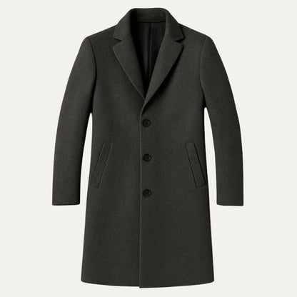 Classic Fit Men's Knee Length Coat
