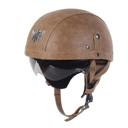 Classic Biker Helmet with UV Shielding