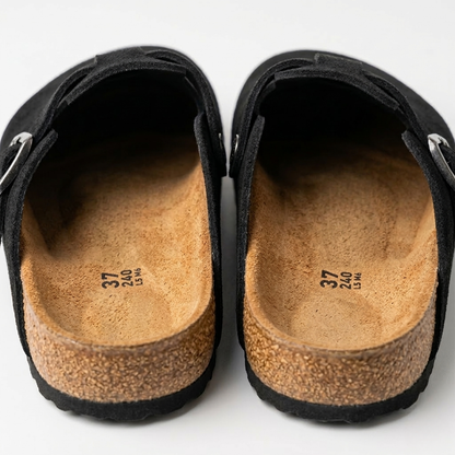 Soft Leather Mule Slip On Comfortable Summer Shoes