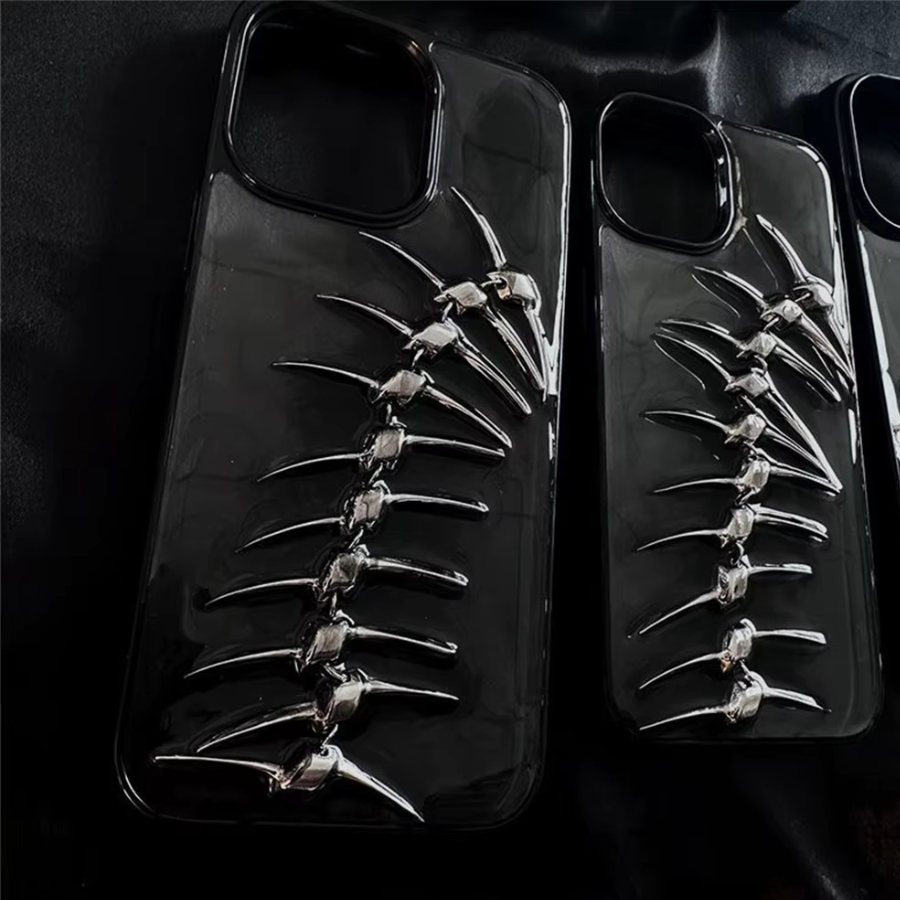Metal iPhone Back Cover Case Chrome Finish