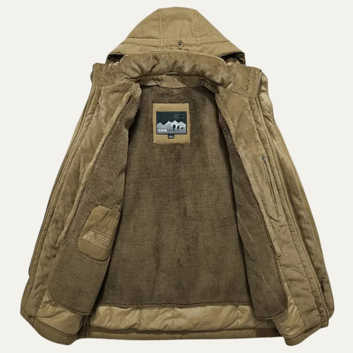 Warm Waterproof Insulated Hooded Parka Jacket