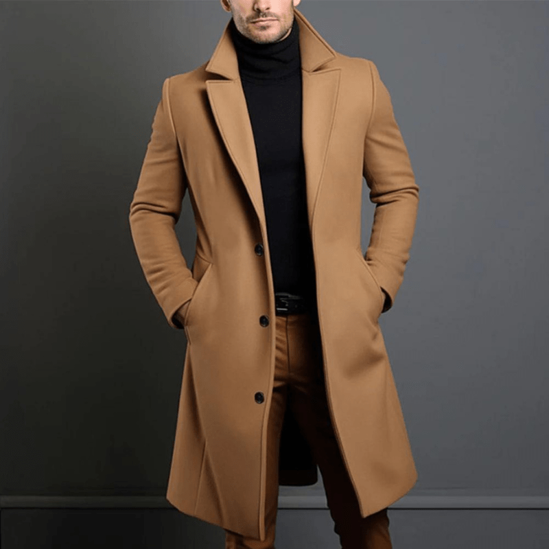Men's Classic Warm Long Coat