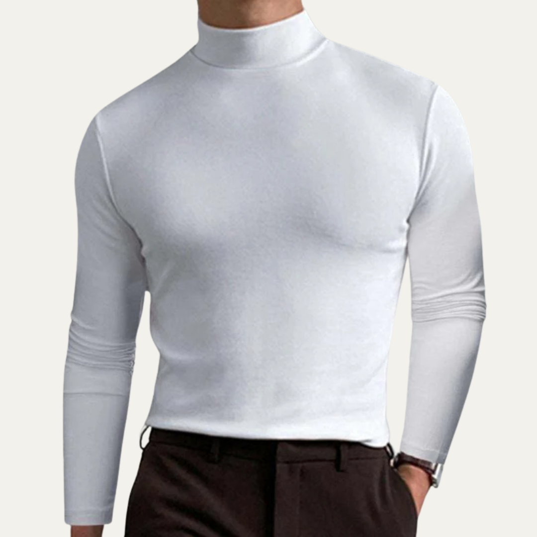Men's Soft Crew Neck Long Sleeve Tee Shirt