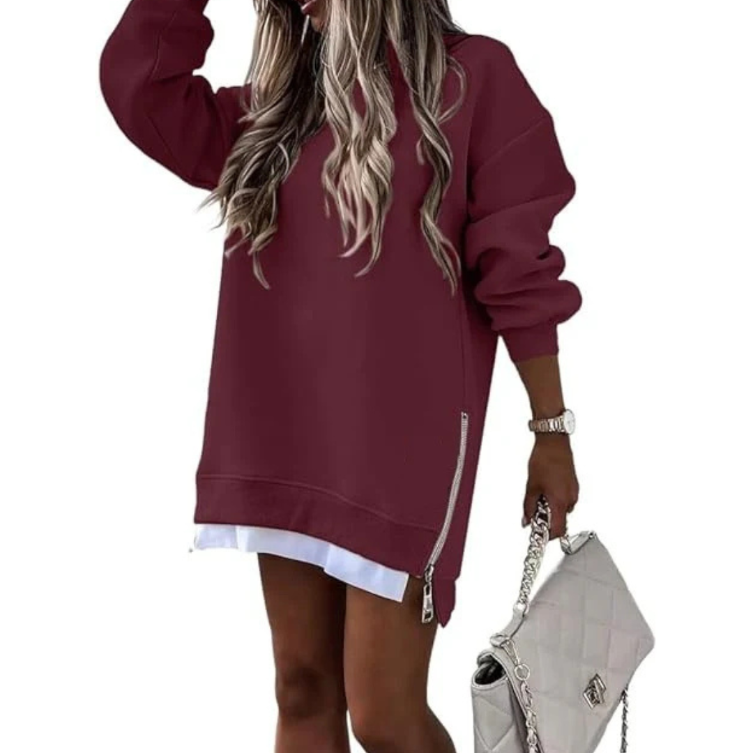 Relaxed Fit Cozy Sweatshirt Pullover