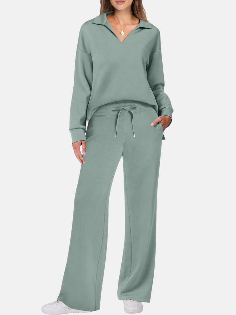 Stylish Women's 2 Piece Outfit Set