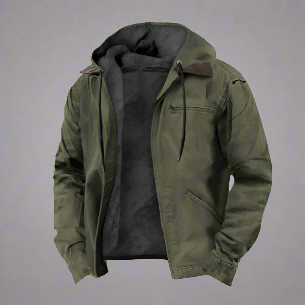 Waterproof Men's Parka Hoodie Coat