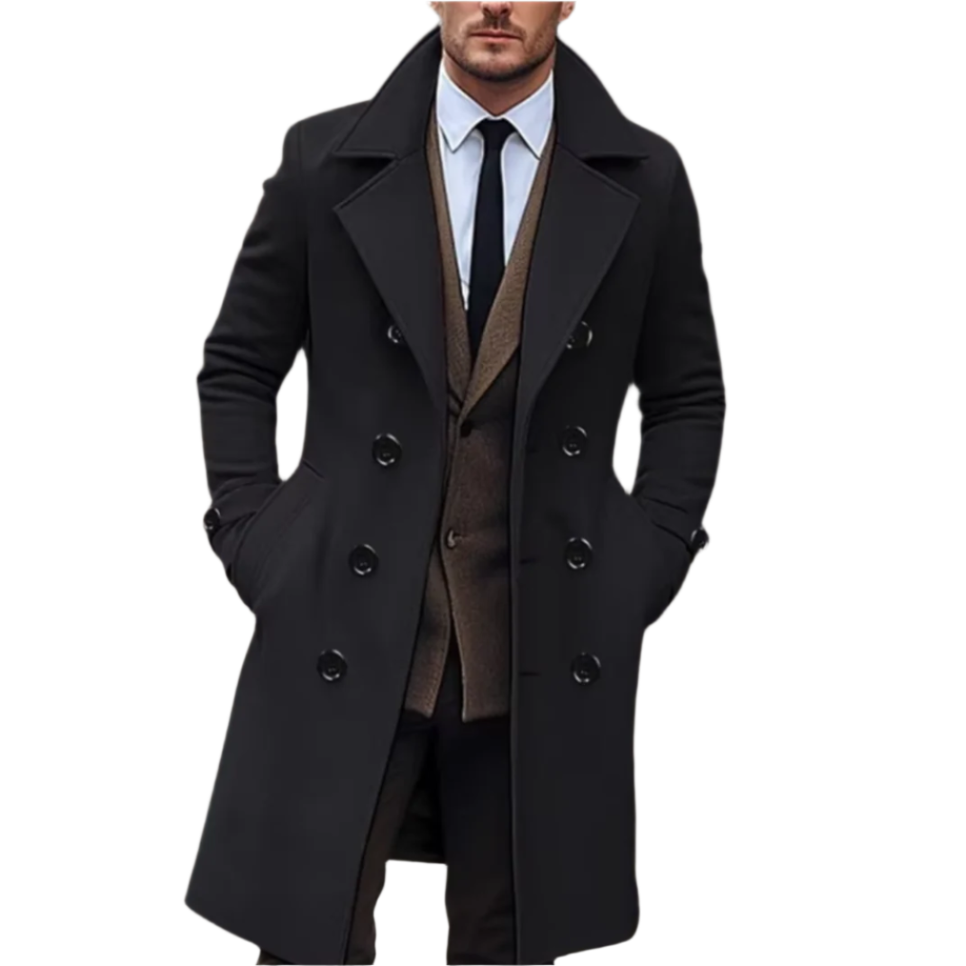 Classic Water Repellent Mens Trench Coat