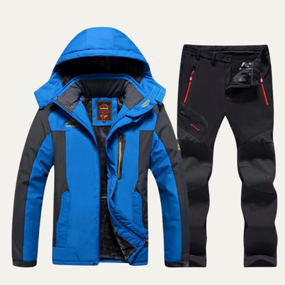 Waterproof Hiking Jacket and Pants Set for Men