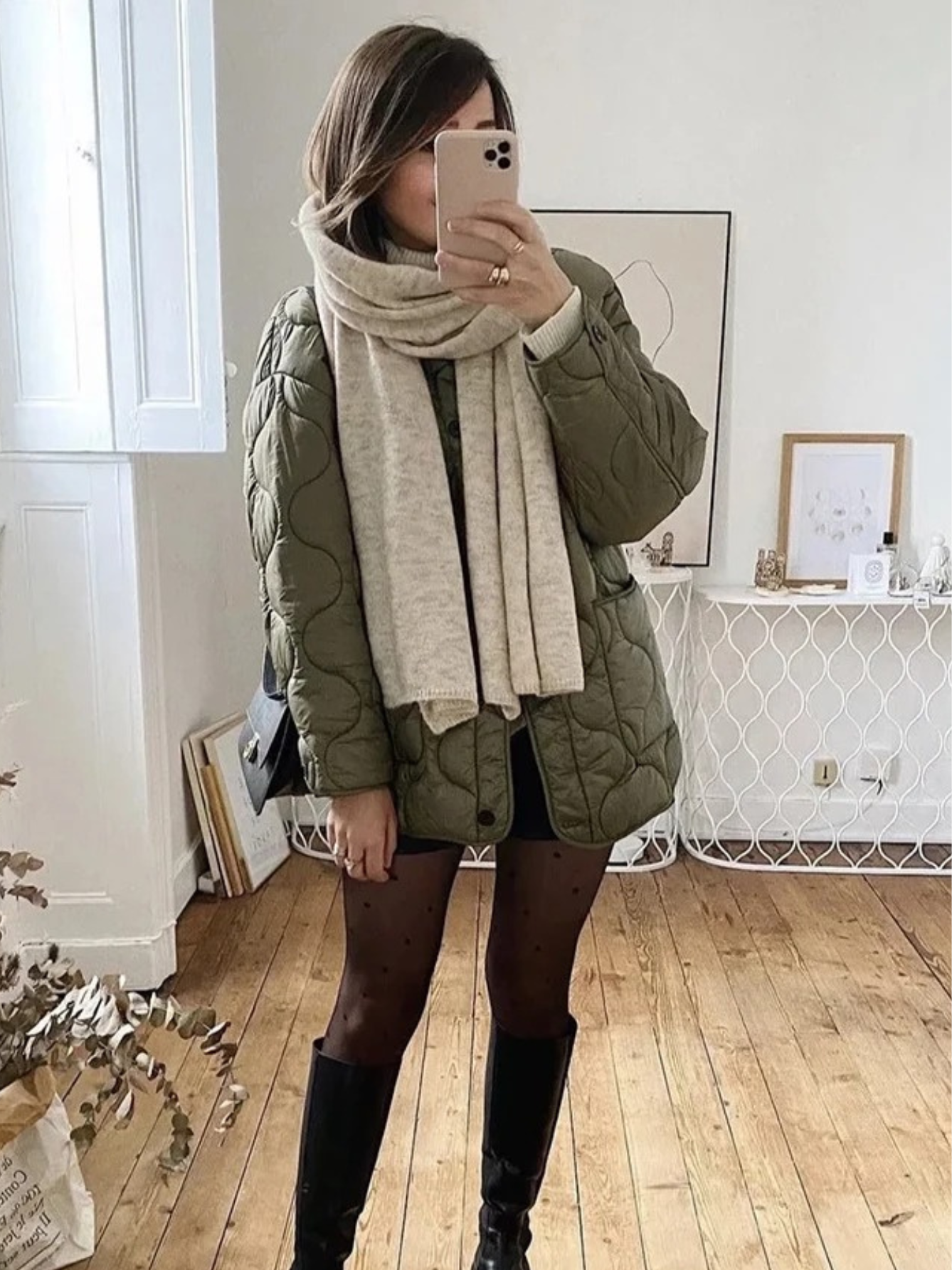 Warm Padded Women's Parka Coat
