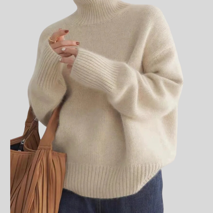 Premium Soft Turtleneck Jumper - OutfitLondon
