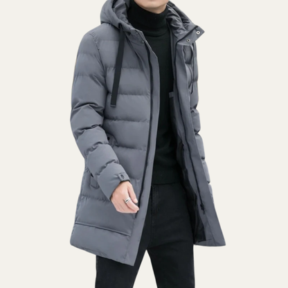 Warm Men's Full Zip Puffer Jacket