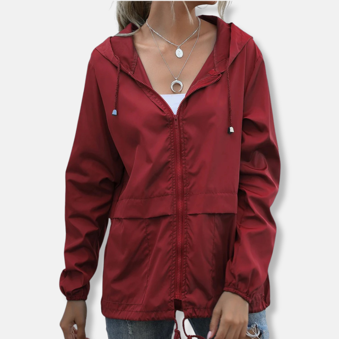 Casual Drawstring Hooded Coat