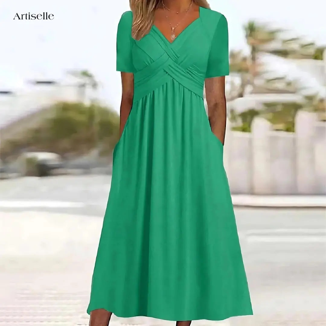 Flattering Dress with Belly Control - OutfitLondon