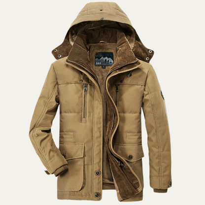Men's Quilted Patterned Bomber Jacket