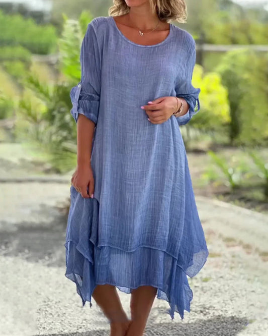 Relaxed Fit Casual Summer Dress for Ladies - OutfitLondon