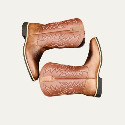 Rugged Tall Cowboy Riding Boots for Men
