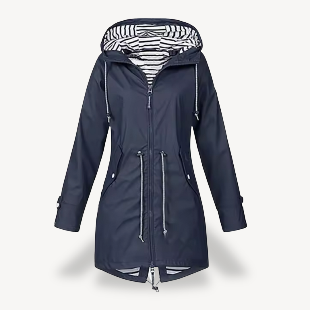 Ladies' Breathable Raincoat with Hood