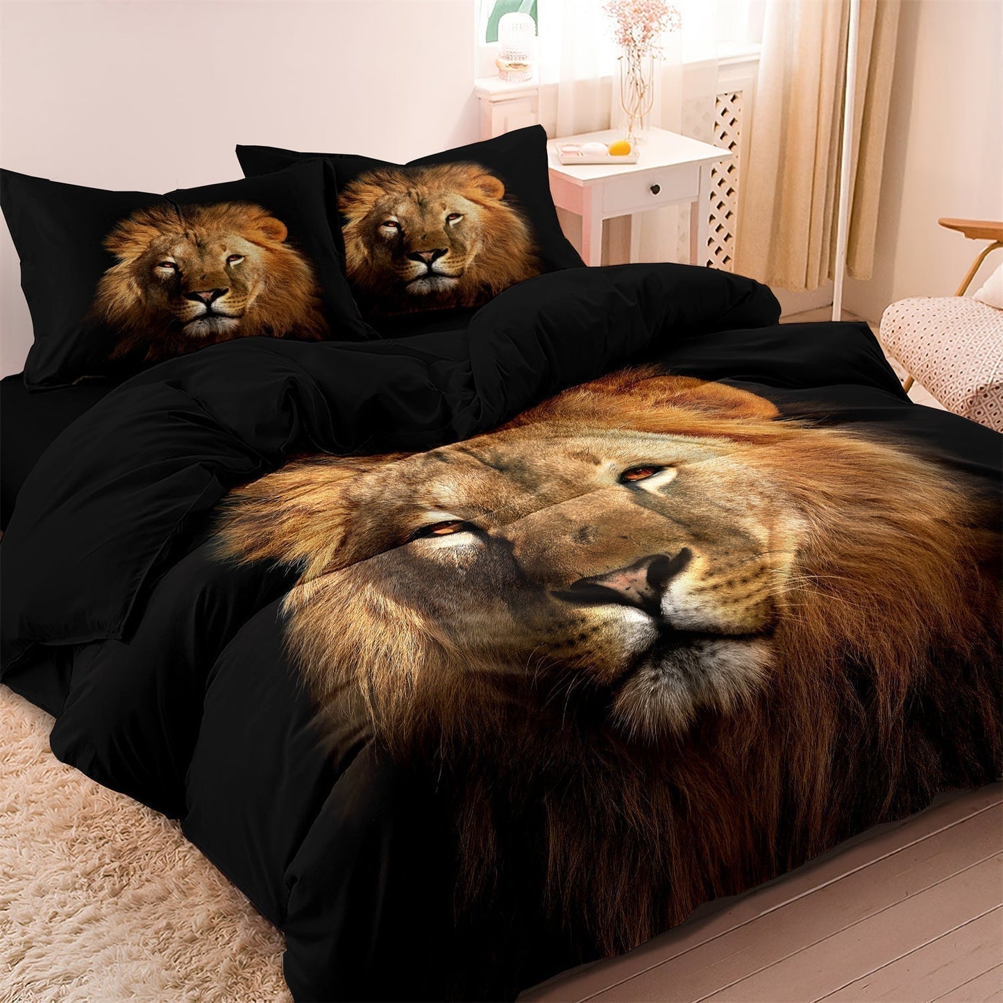 Safari Animal Print Bed Sheet Set