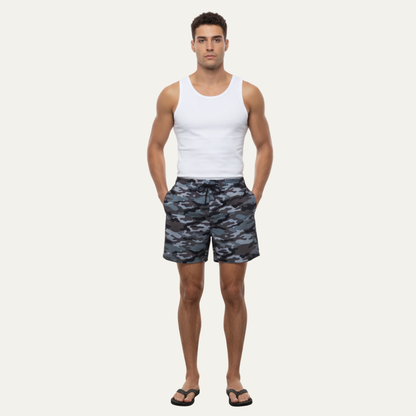 Casual Beach Drawstring Surf Shorts