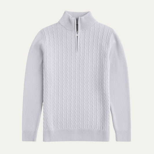 Warm Half Zip Fleece Jacket - OutfitLondon