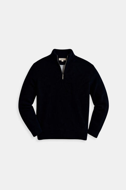 Relaxed Fit Quarter Zip Men's Sweater