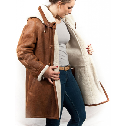 Warm Women's Parka Jacket with Soft Fleece Lining