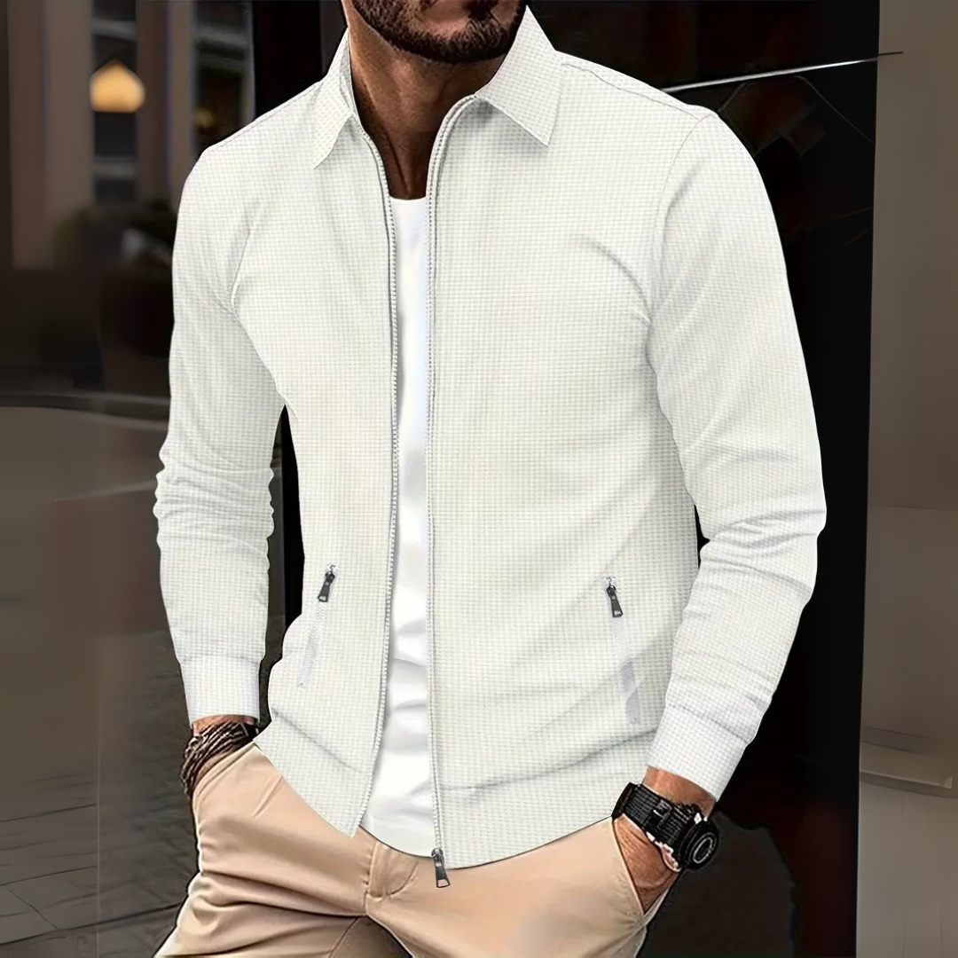 Relaxed Fit Men's Zip Jacket