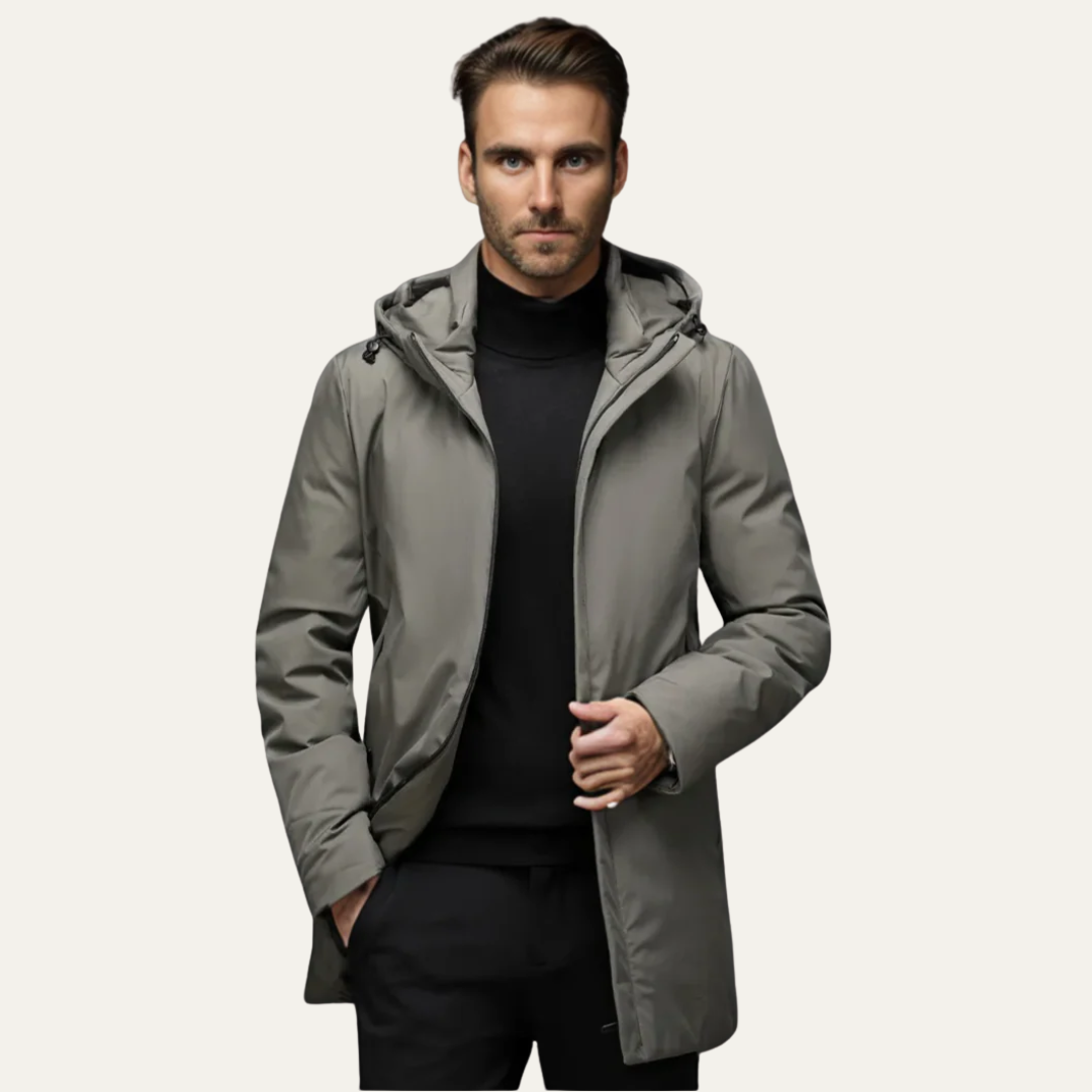 Slim Fit Waterproof Hooded Jacket - OutfitLondon