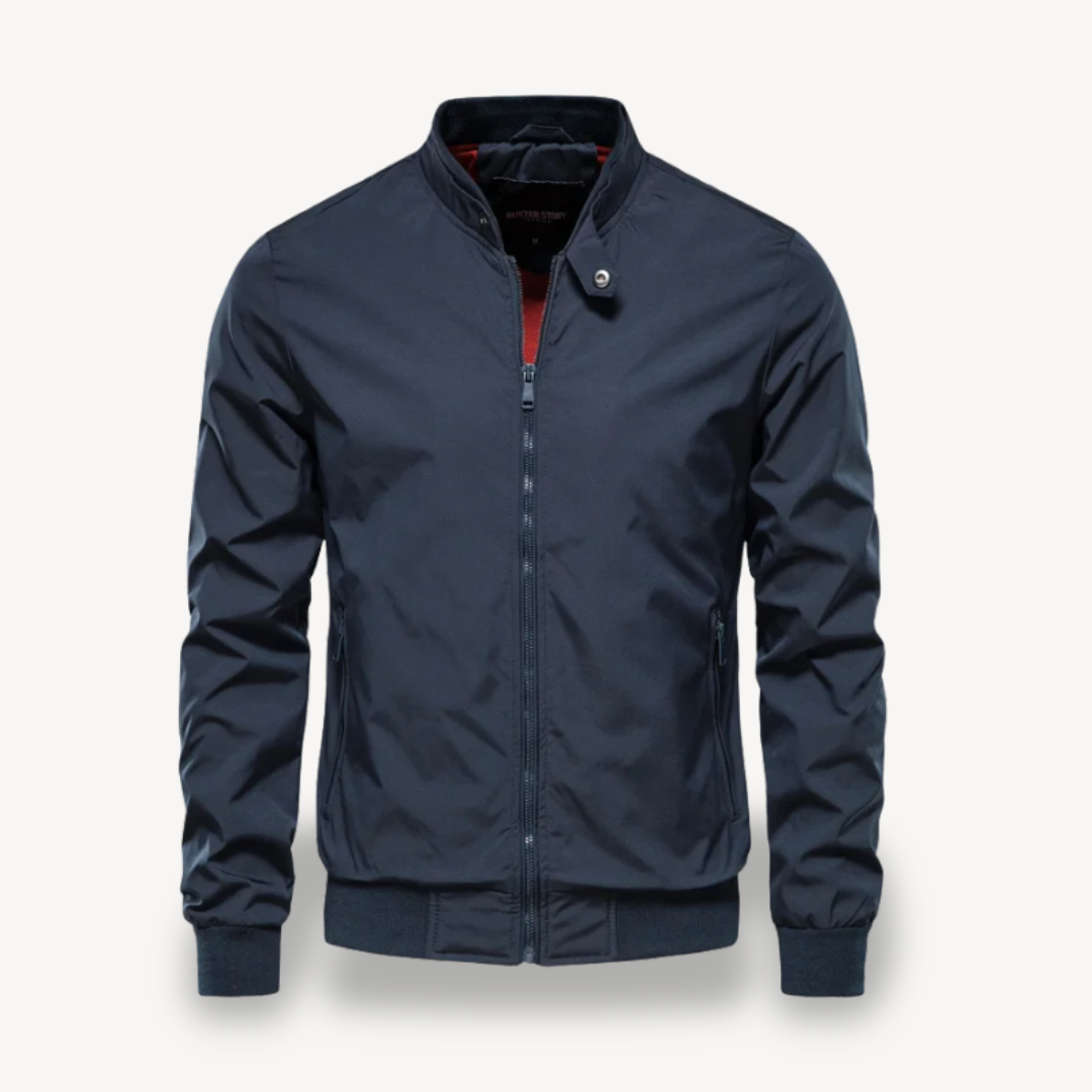 Men's Classic Zip Up Slim Jacket