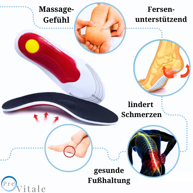 Comfortable Arch Support Shoe Insoles