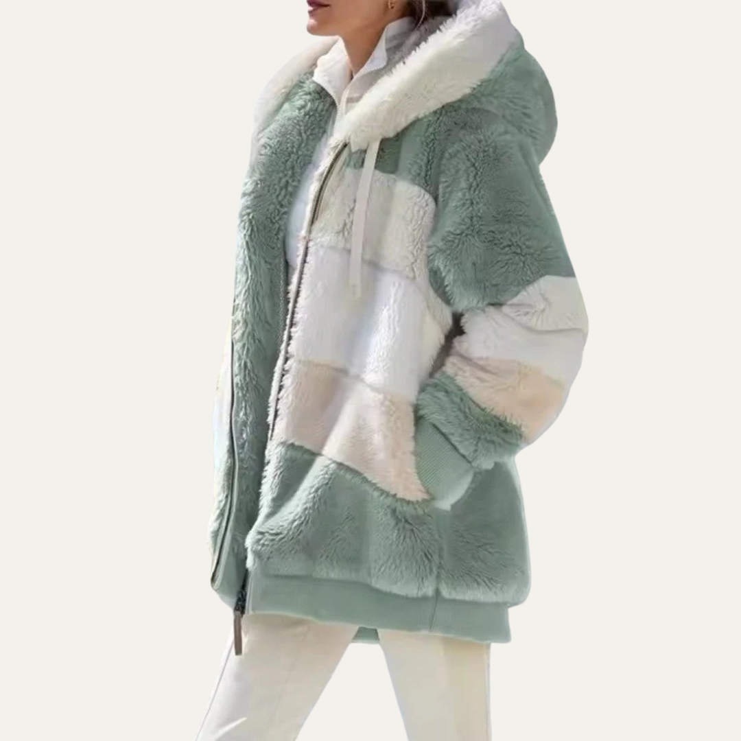 Soft Women's Plush Fleece Coat
