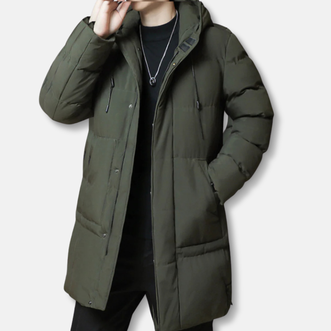 Warm Waterproof Hooded Puffer Jacket