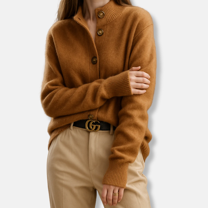 Casual Open Front Cardigan Sweater - OutfitLondon