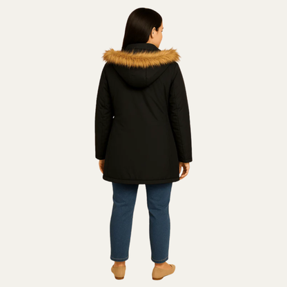 Ladies Synthetic Fur Winter Coat