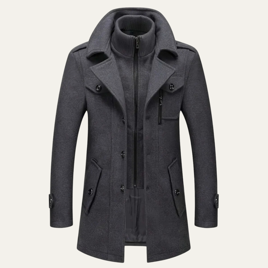 Warm Waterproof Parka Style Long Coat for Men
