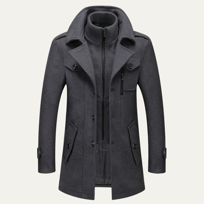 Warm Waterproof Parka Style Long Coat for Men