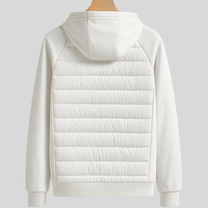 Warm Zipped Puffer Jacket for Men