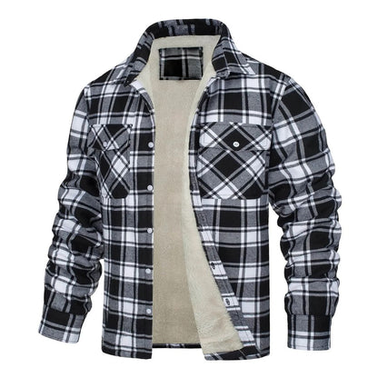 Warm Waterproof Men's Fleece Jacket Outdoor Coat