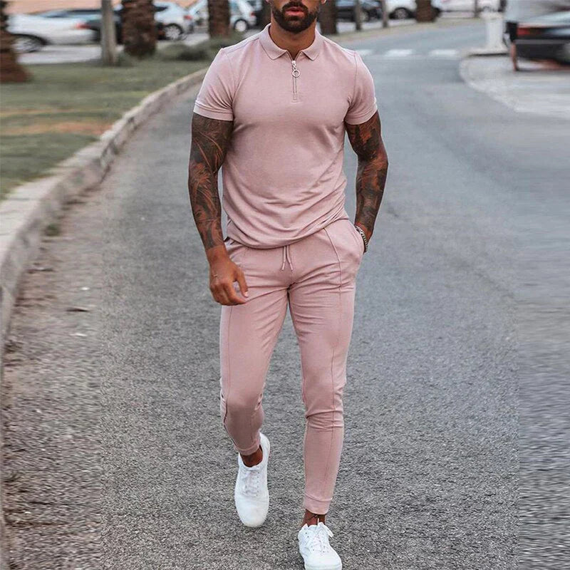 Cozy Relaxation Sweat Suit Casual Clothing