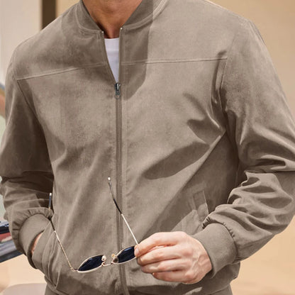Luxury Brown Leather Mens Jacket