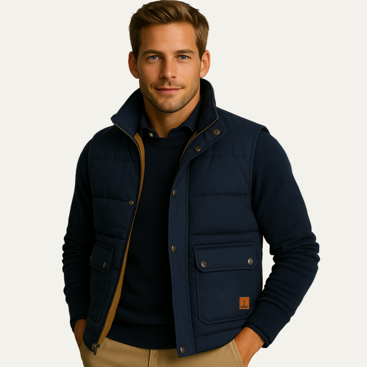Warm Padded Men's Down Gilet Vest