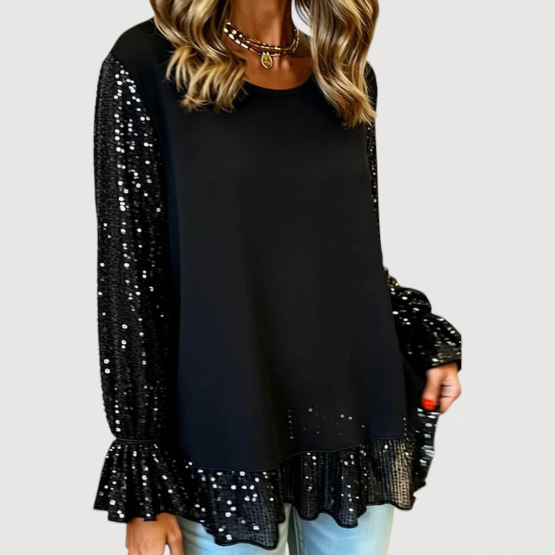 Glittering Sequin Women's Blouse