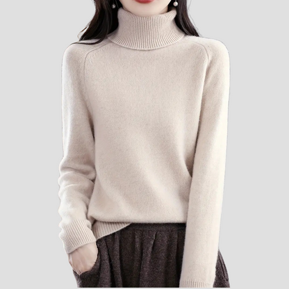 Ladies' Simple Round Neck Pullover