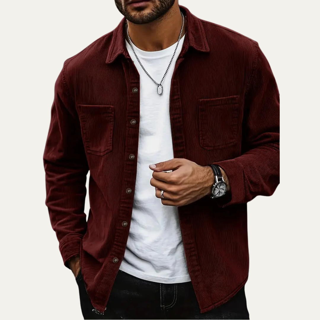 Rugged Corduroy Jacket for Men