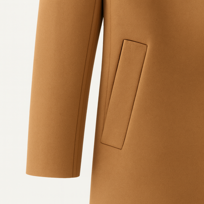 Classic Fit Men's Knee Length Coat