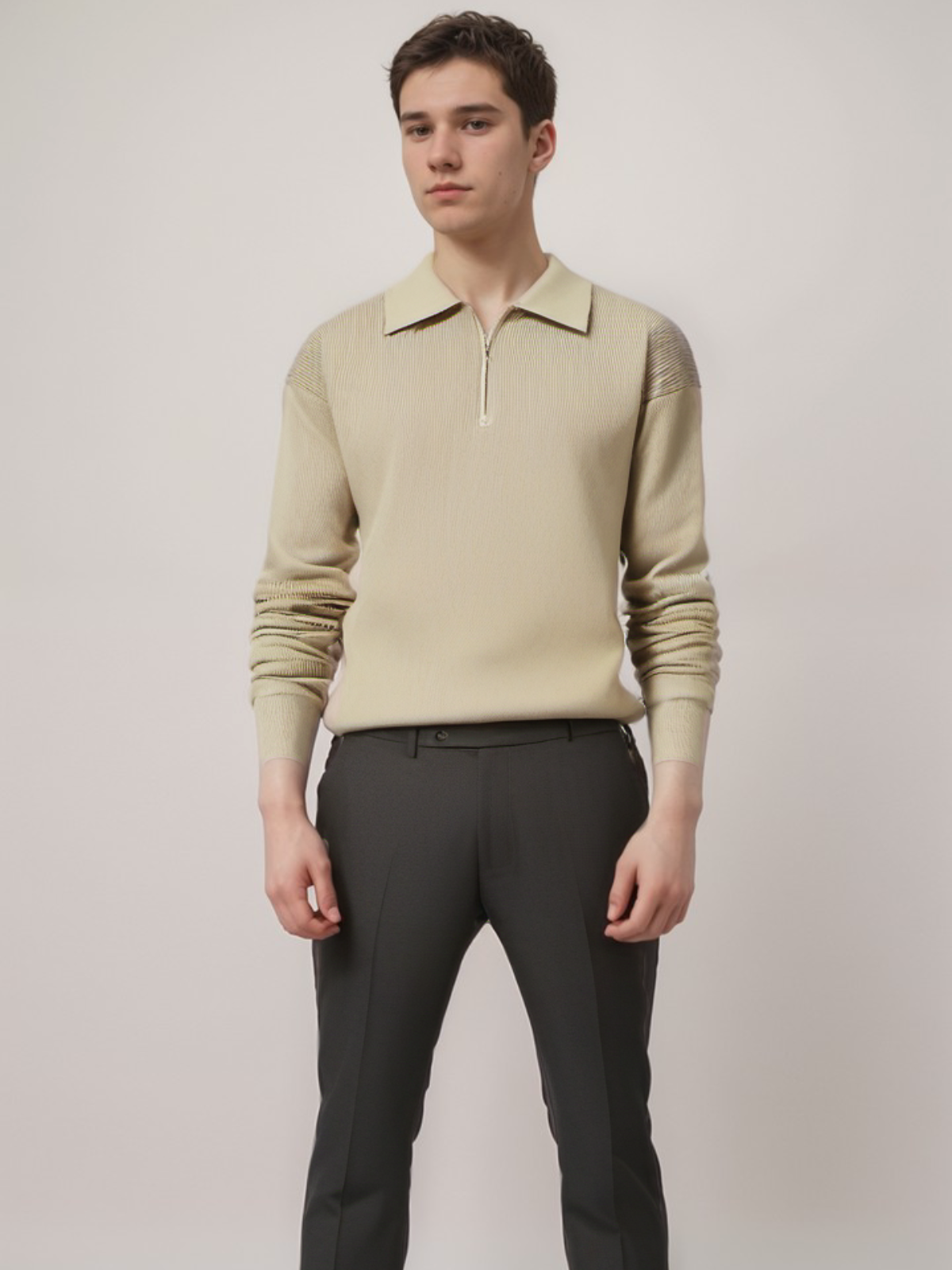 Men's Classic Warm Crew Neck Sweater