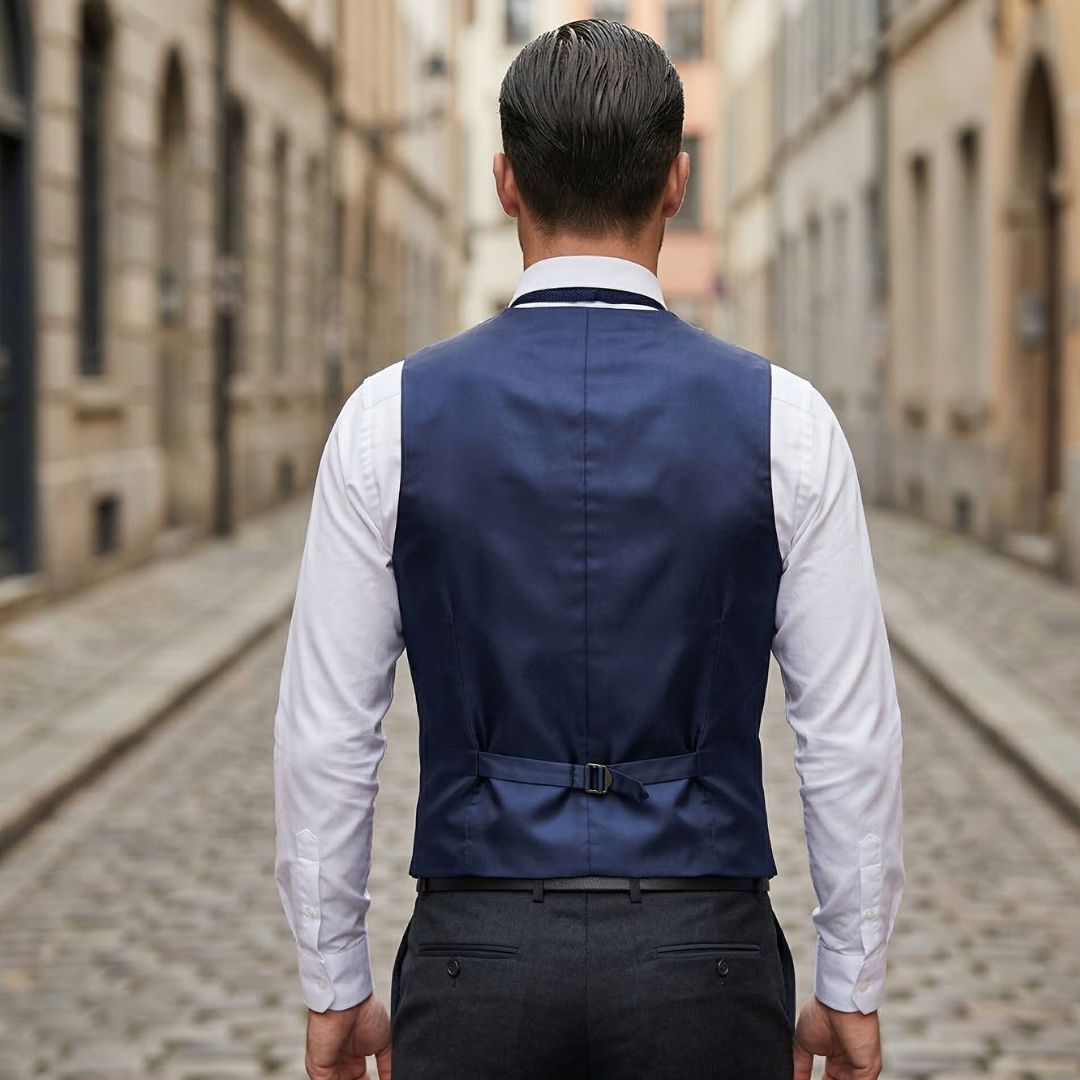 Classic Fit Mens Formal Vest Waistcoat