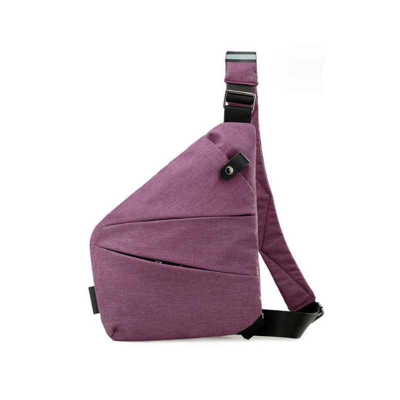 Secure Crossbody Travel Bag With Hidden Pockets