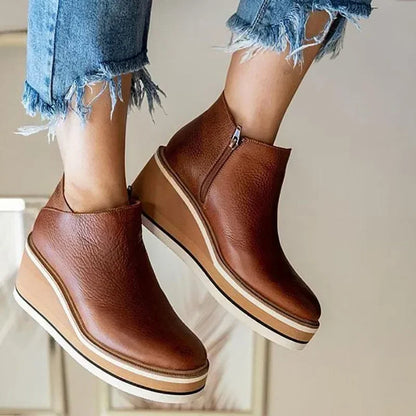 Comfortable Low Heel Chelsea Boots